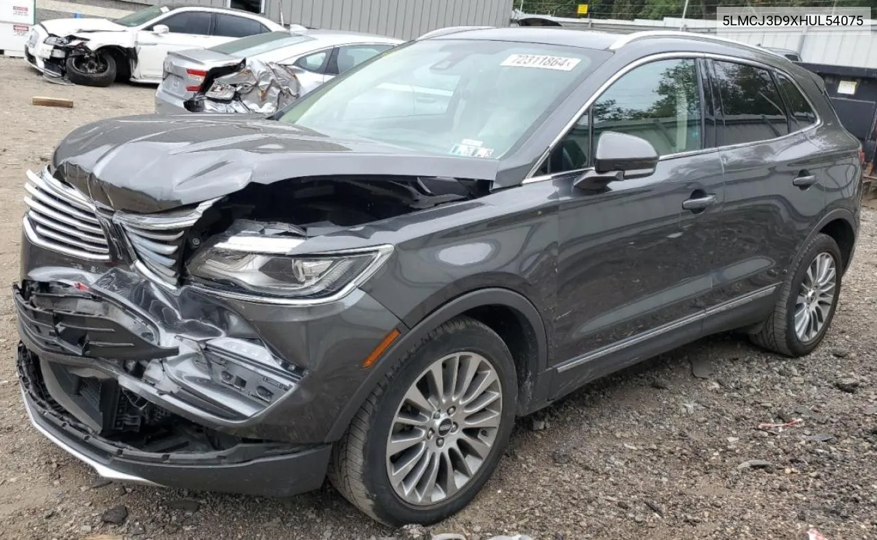 5LMCJ3D9XHUL54075 2017 Lincoln Mkc Reserve