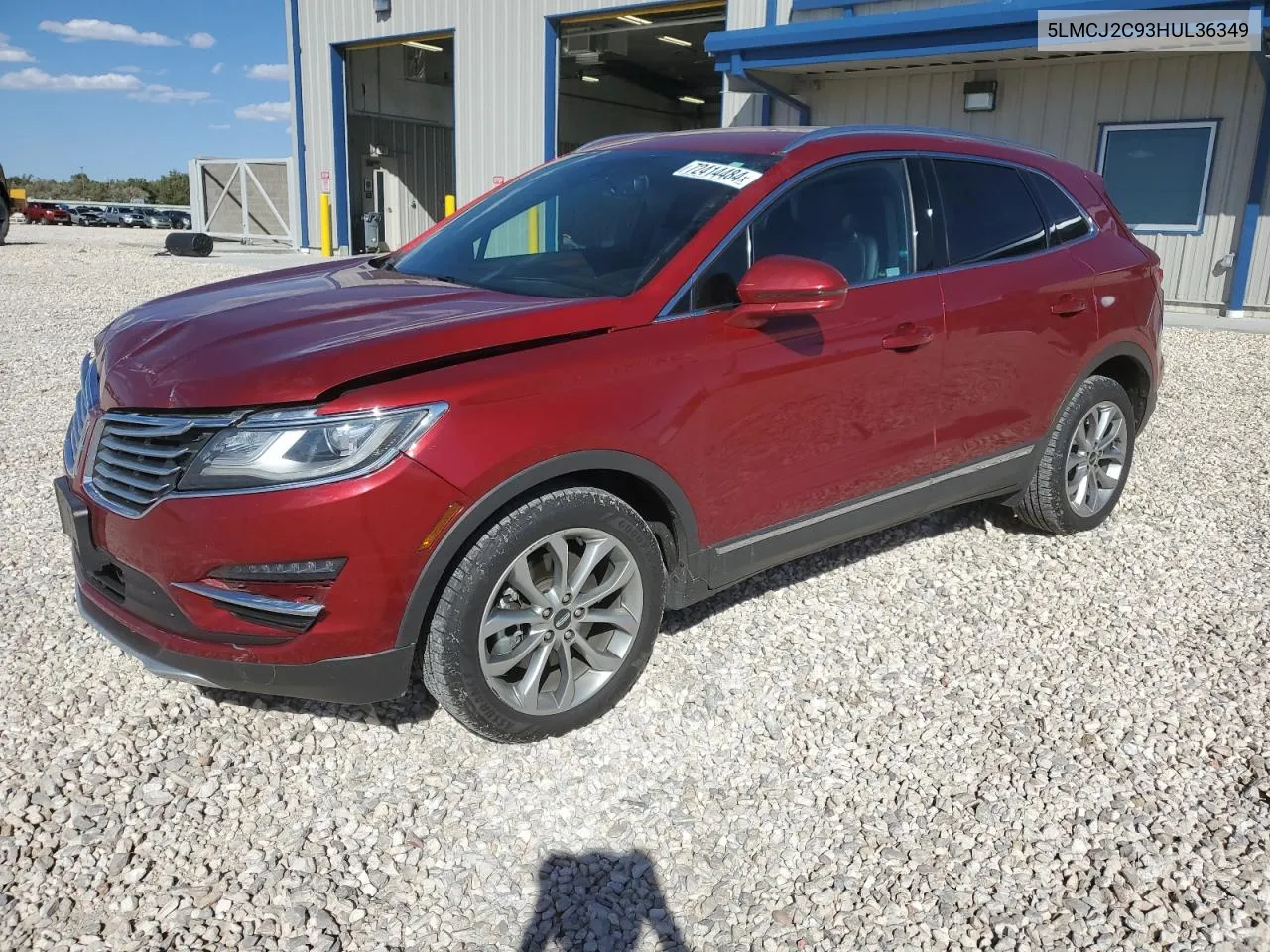 5LMCJ2C93HUL36349 2017 Lincoln Mkc Select