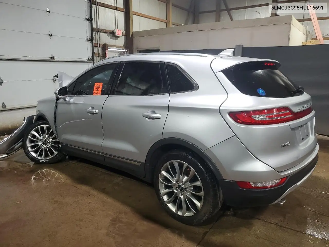 5LMCJ3C95HUL16691 2017 Lincoln Mkc Reserve