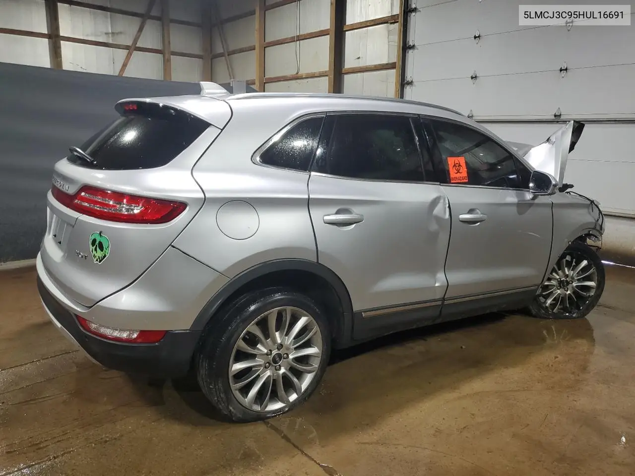 5LMCJ3C95HUL16691 2017 Lincoln Mkc Reserve