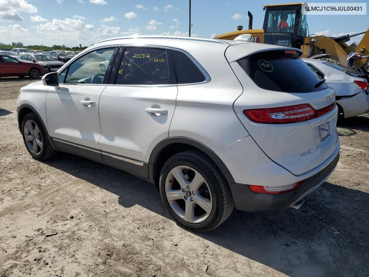 2018 Lincoln Mkc Premiere VIN: 5LMCJ1C96JUL00431 Lot: 53020644