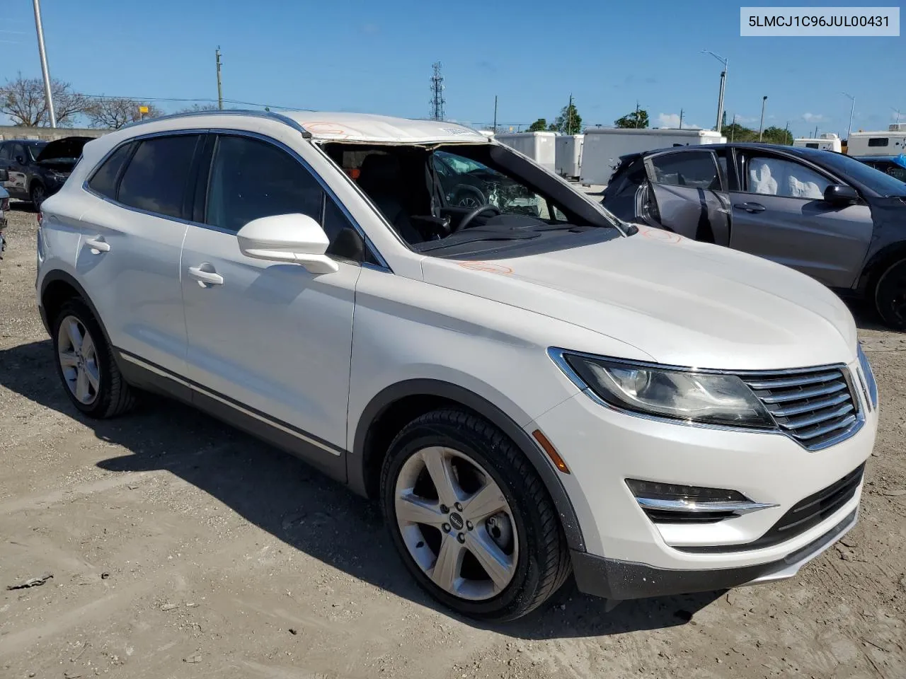 2018 Lincoln Mkc Premiere VIN: 5LMCJ1C96JUL00431 Lot: 53020644