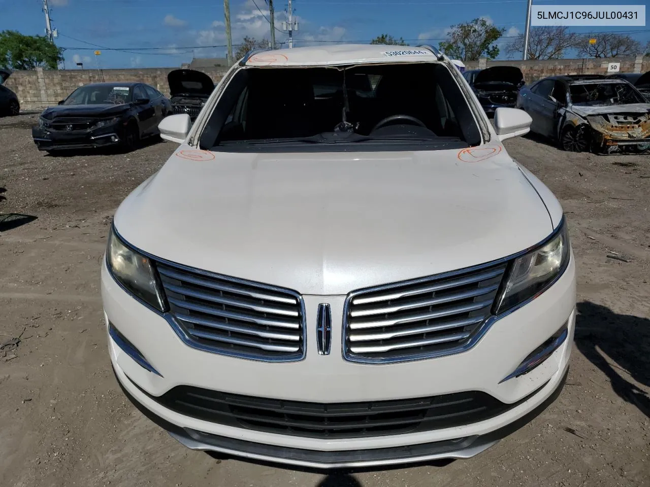 2018 Lincoln Mkc Premiere VIN: 5LMCJ1C96JUL00431 Lot: 53020644