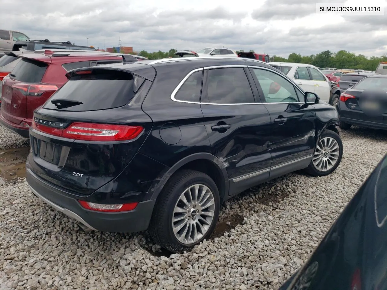 2018 Lincoln Mkc Reserve VIN: 5LMCJ3C99JUL15310 Lot: 54438804