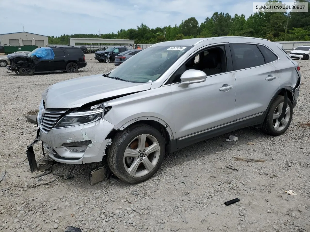 2018 Lincoln Mkc Premiere VIN: 5LMCJ1C9XJUL30807 Lot: 56672204