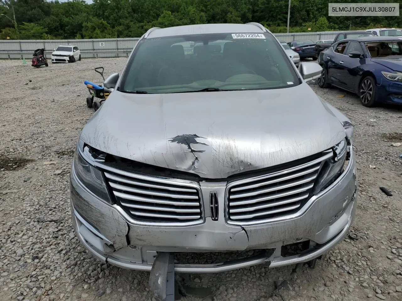 2018 Lincoln Mkc Premiere VIN: 5LMCJ1C9XJUL30807 Lot: 56672204