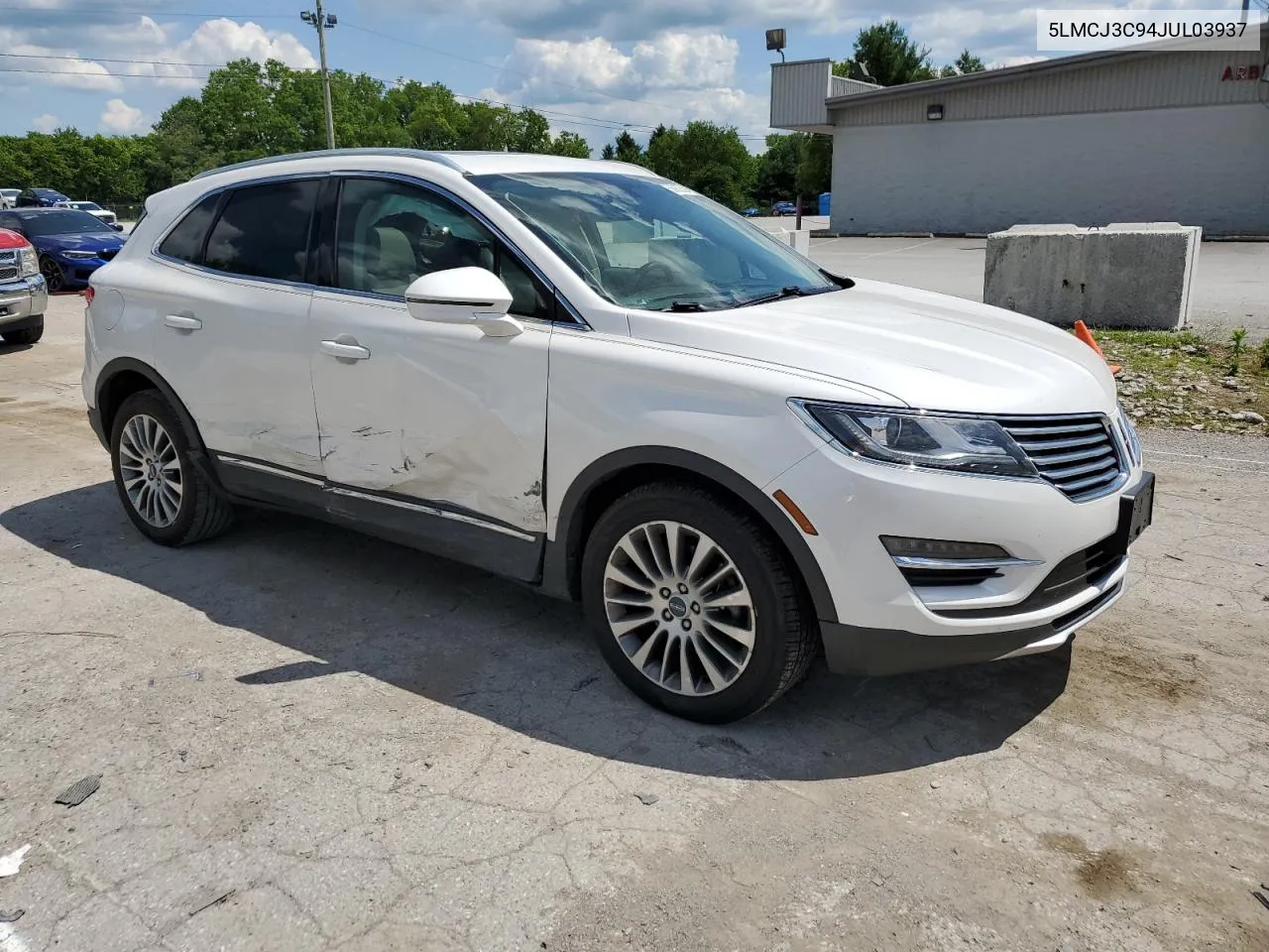 2018 Lincoln Mkc Reserve VIN: 5LMCJ3C94JUL03937 Lot: 56826624