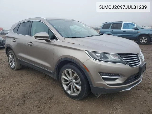 2018 Lincoln Mkc Select VIN: 5LMCJ2C97JUL31239 Lot: 58284664