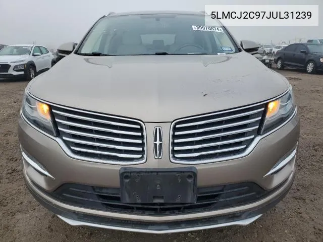 5LMCJ2C97JUL31239 2018 Lincoln Mkc Select