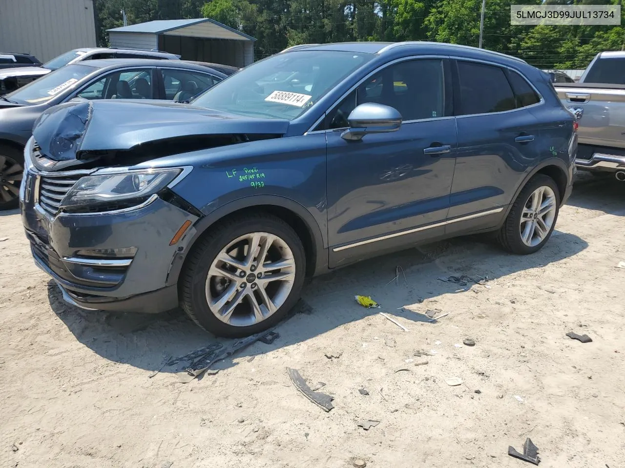 5LMCJ3D99JUL13734 2018 Lincoln Mkc Reserve