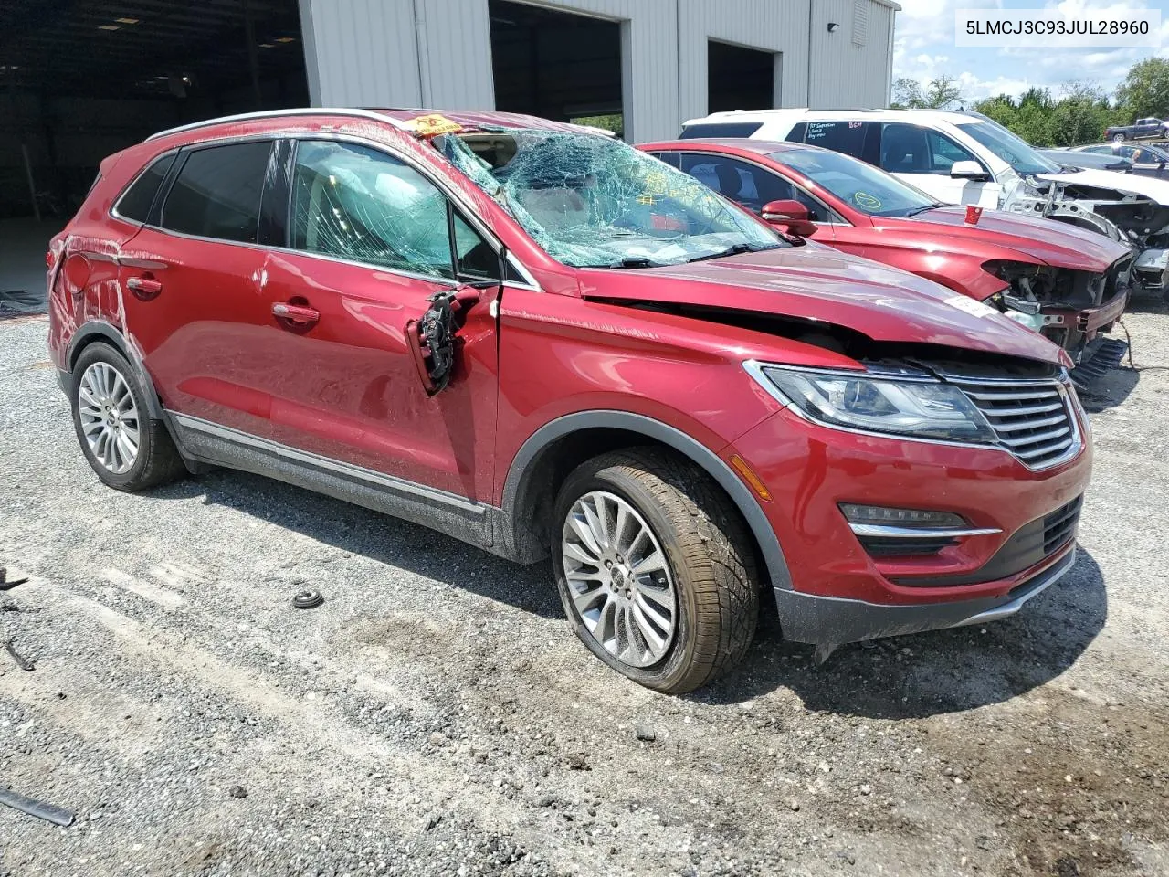 2018 Lincoln Mkc Reserve VIN: 5LMCJ3C93JUL28960 Lot: 59557023