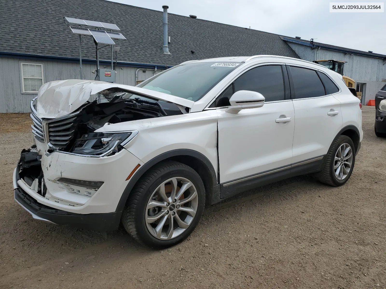 2018 Lincoln Mkc Select VIN: 5LMCJ2D93JUL32564 Lot: 59756934