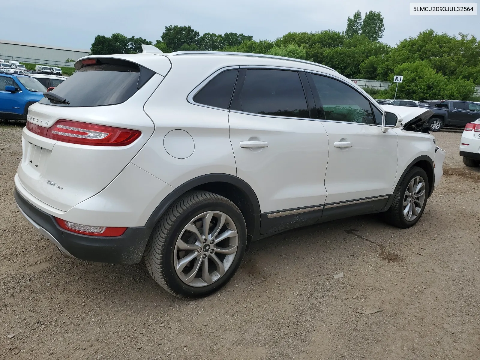 2018 Lincoln Mkc Select VIN: 5LMCJ2D93JUL32564 Lot: 59756934