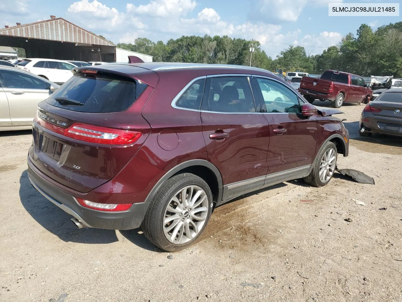 2018 Lincoln Mkc Reserve VIN: 5LMCJ3C98JUL21485 Lot: 60245374