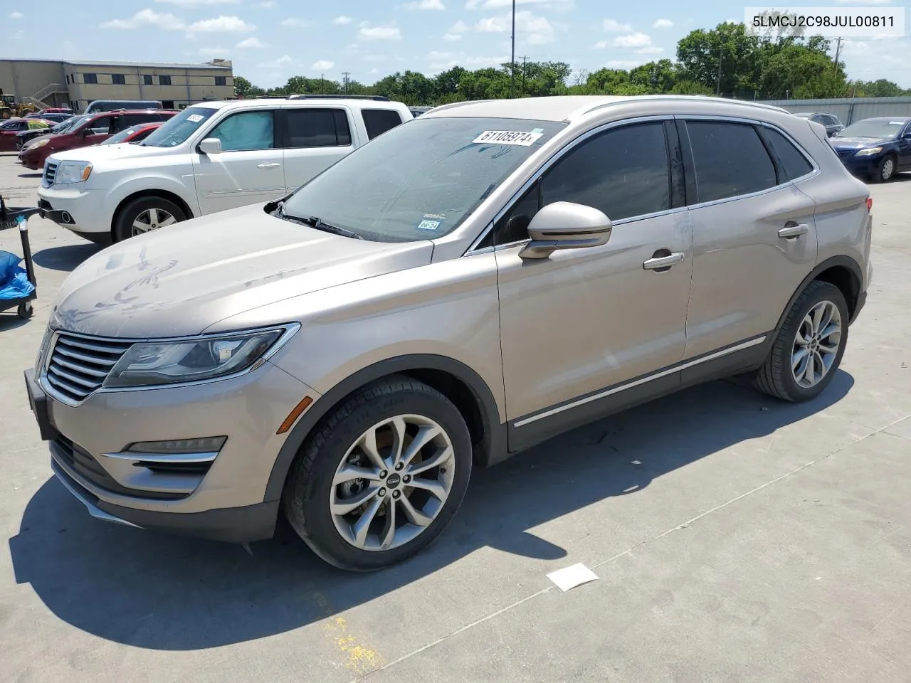 5LMCJ2C98JUL00811 2018 Lincoln Mkc Select