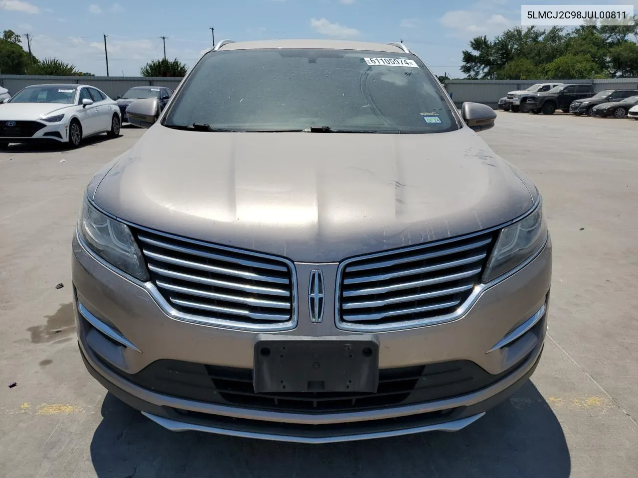 2018 Lincoln Mkc Select VIN: 5LMCJ2C98JUL00811 Lot: 61105974