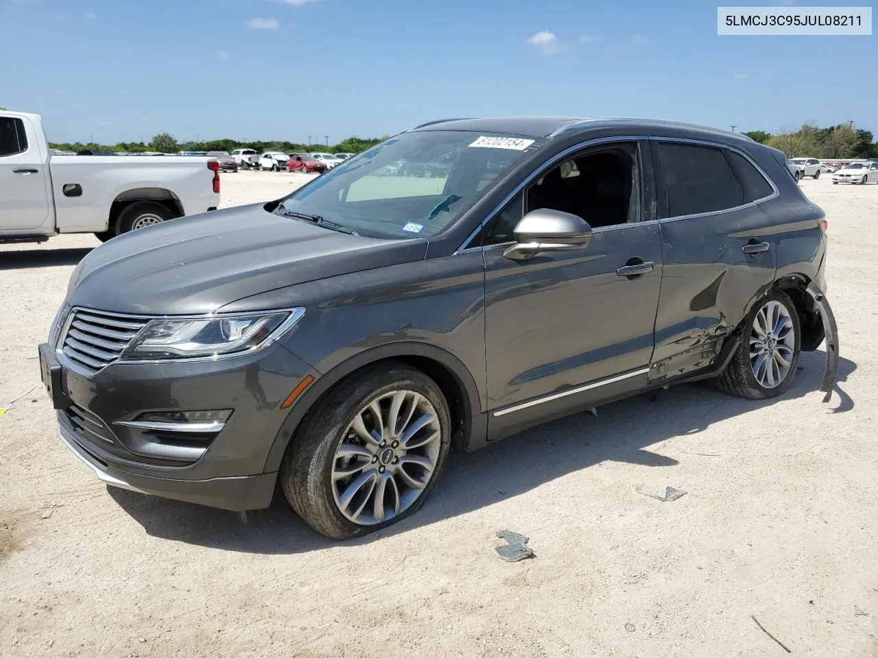 2018 Lincoln Mkc Reserve VIN: 5LMCJ3C95JUL08211 Lot: 61202154