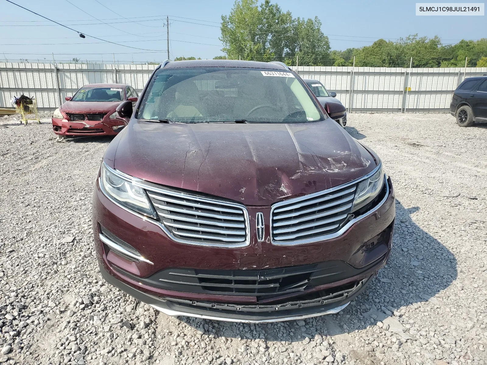 2018 Lincoln Mkc Premiere VIN: 5LMCJ1C98JUL21491 Lot: 66311644