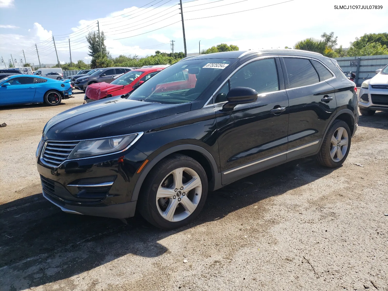 5LMCJ1C97JUL07839 2018 Lincoln Mkc Premiere