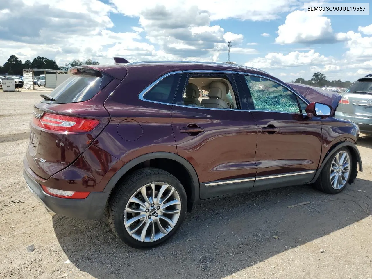 2018 Lincoln Mkc Reserve VIN: 5LMCJ3C90JUL19567 Lot: 69022994