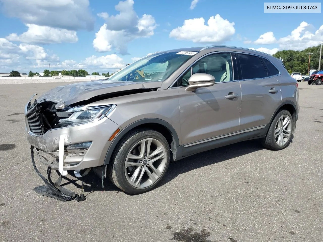 5LMCJ3D97JUL30743 2018 Lincoln Mkc Reserve