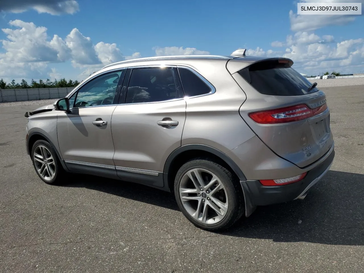 5LMCJ3D97JUL30743 2018 Lincoln Mkc Reserve