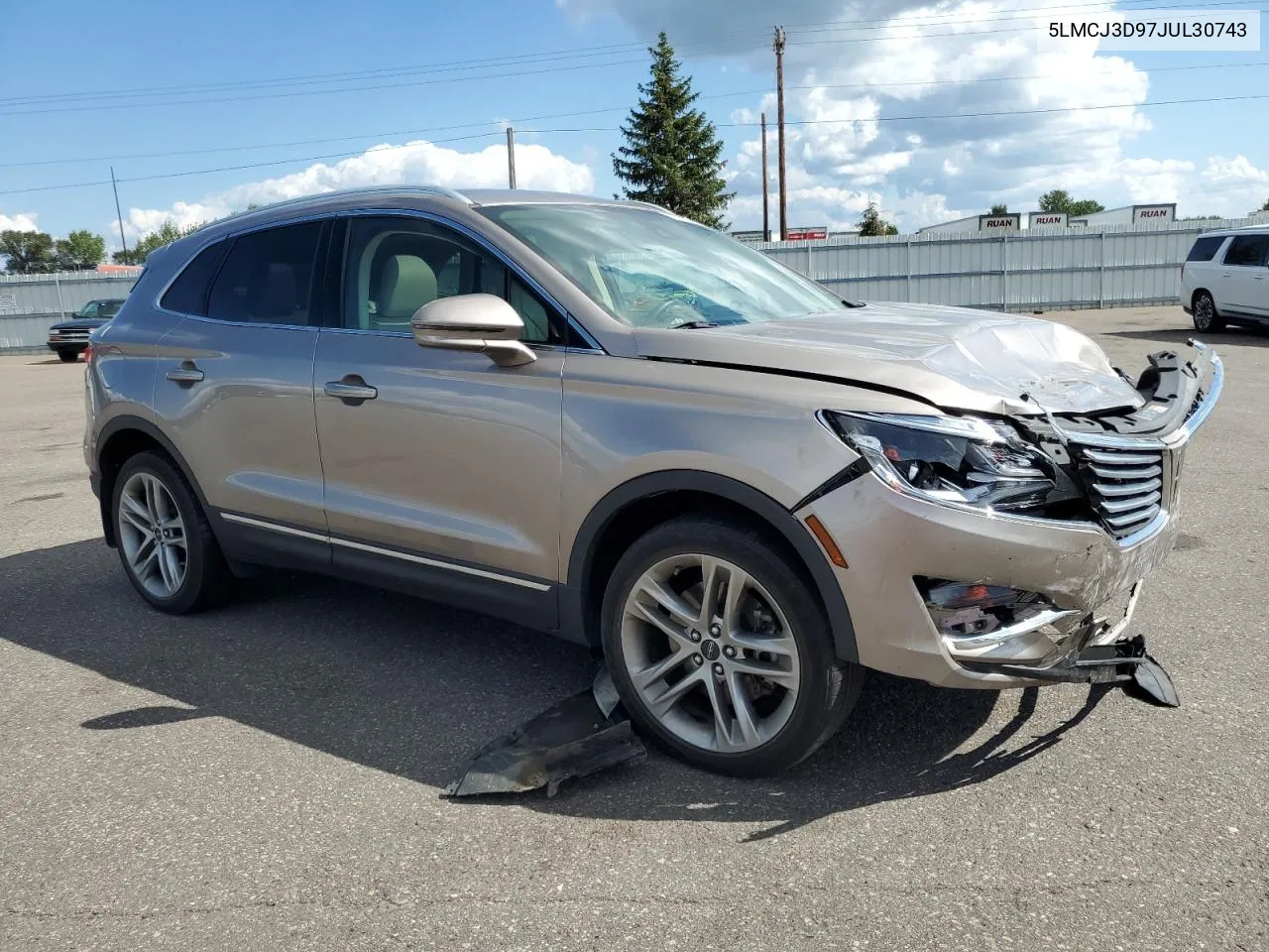 5LMCJ3D97JUL30743 2018 Lincoln Mkc Reserve