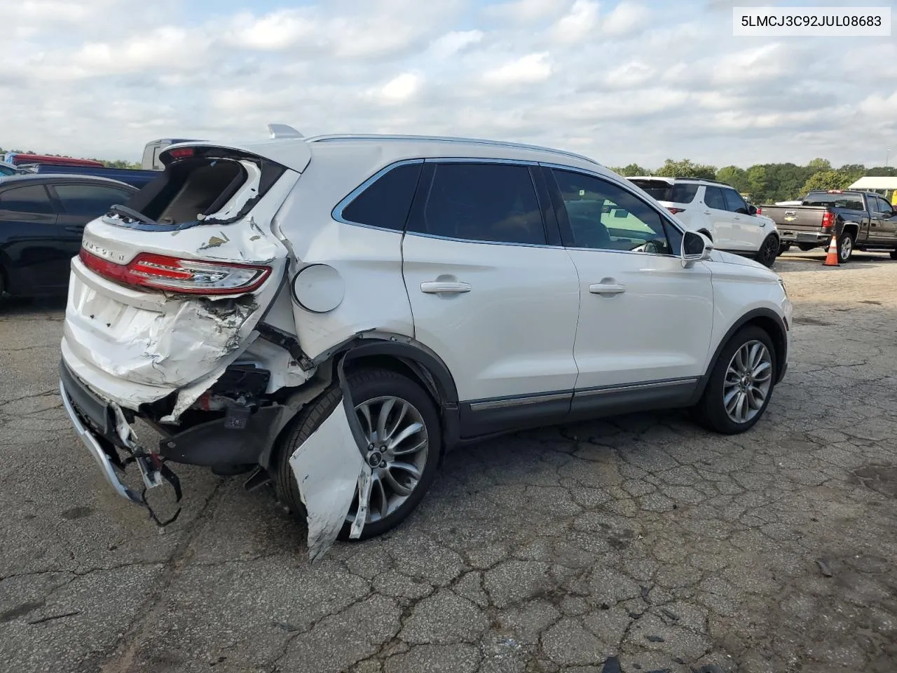 2018 Lincoln Mkc Reserve VIN: 5LMCJ3C92JUL08683 Lot: 70880094