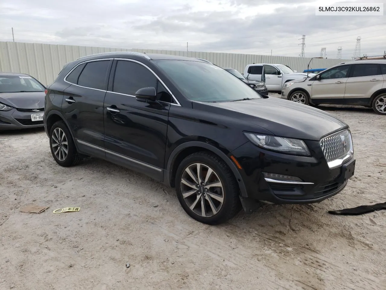 2019 Lincoln Mkc Reserve VIN: 5LMCJ3C92KUL26862 Lot: 42903444