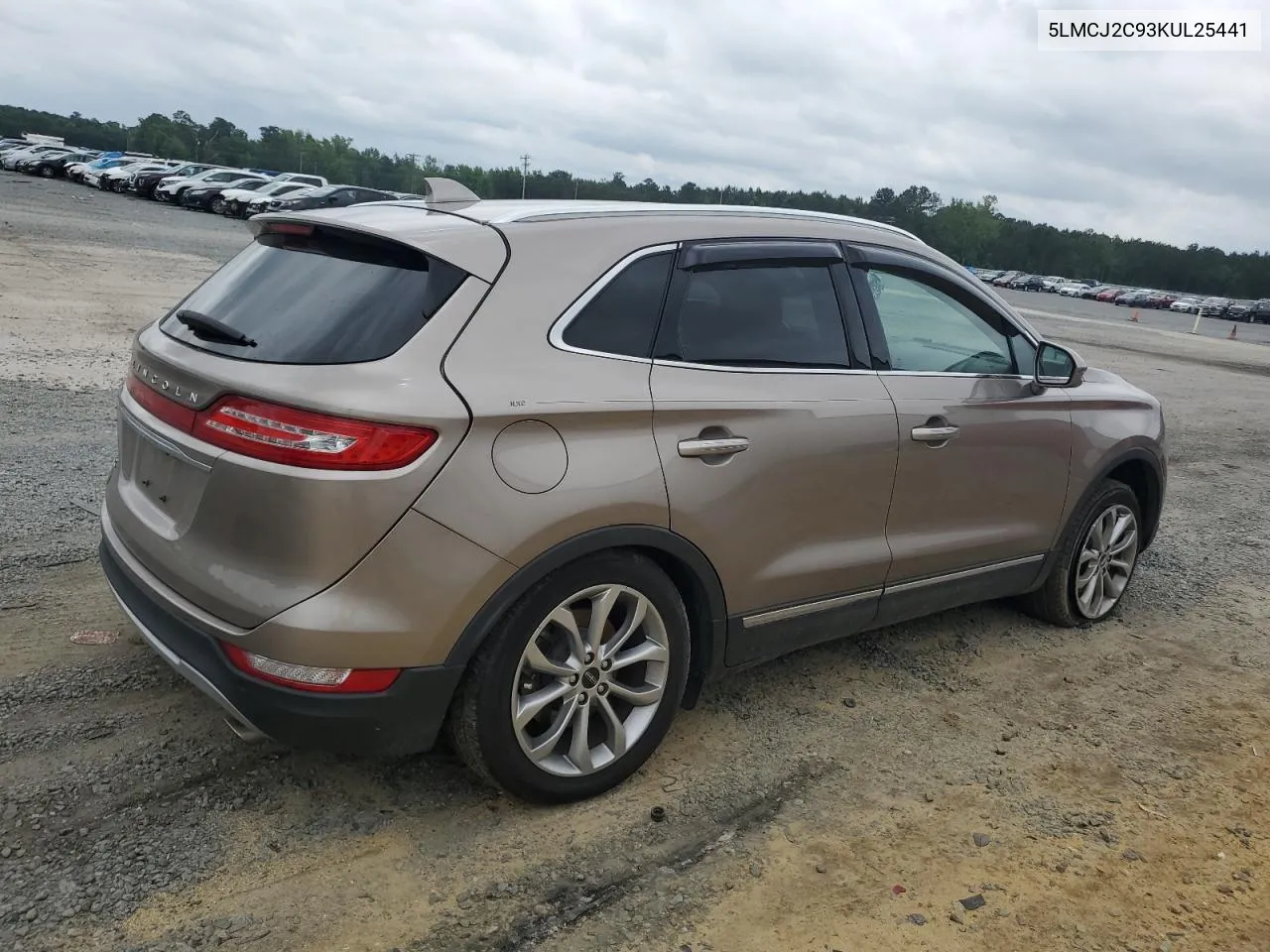 2019 Lincoln Mkc Select VIN: 5LMCJ2C93KUL25441 Lot: 54117144