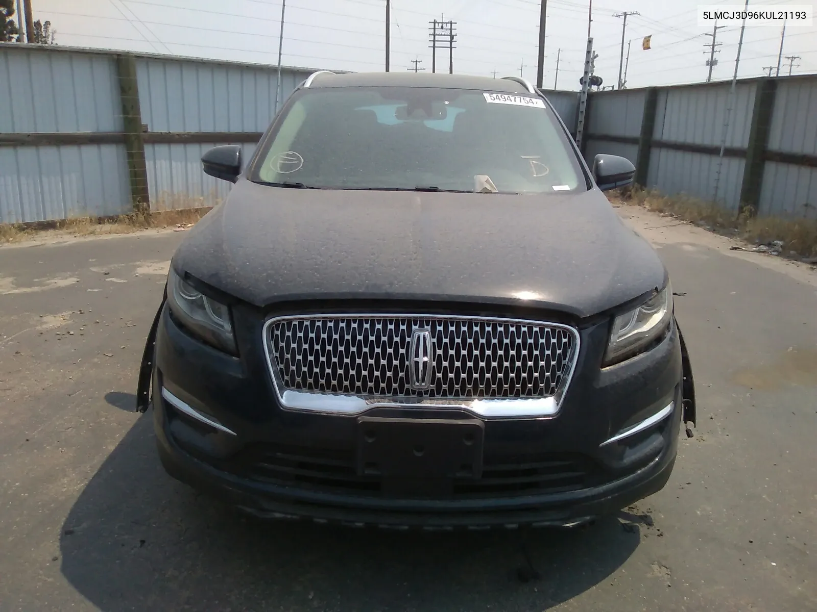 5LMCJ3D96KUL21193 2019 Lincoln Mkc Reserve