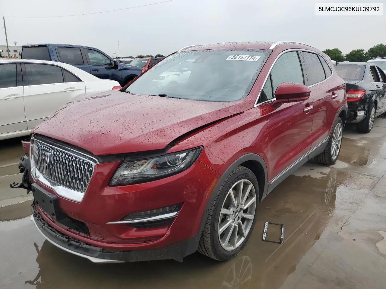 2019 Lincoln Mkc Reserve VIN: 5LMCJ3C96KUL39792 Lot: 56157174