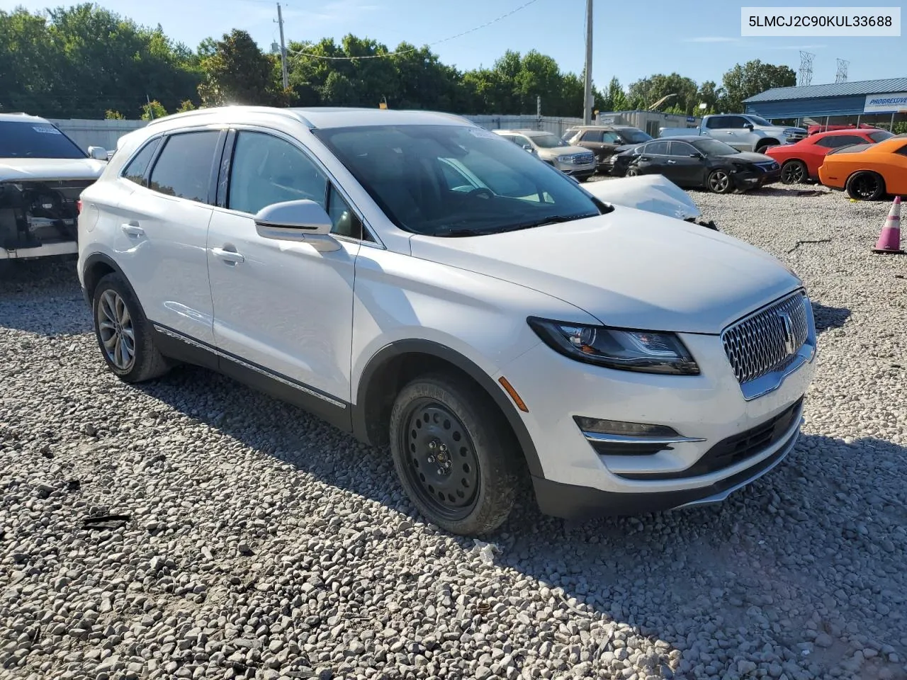 2019 Lincoln Mkc Select VIN: 5LMCJ2C90KUL33688 Lot: 56609714