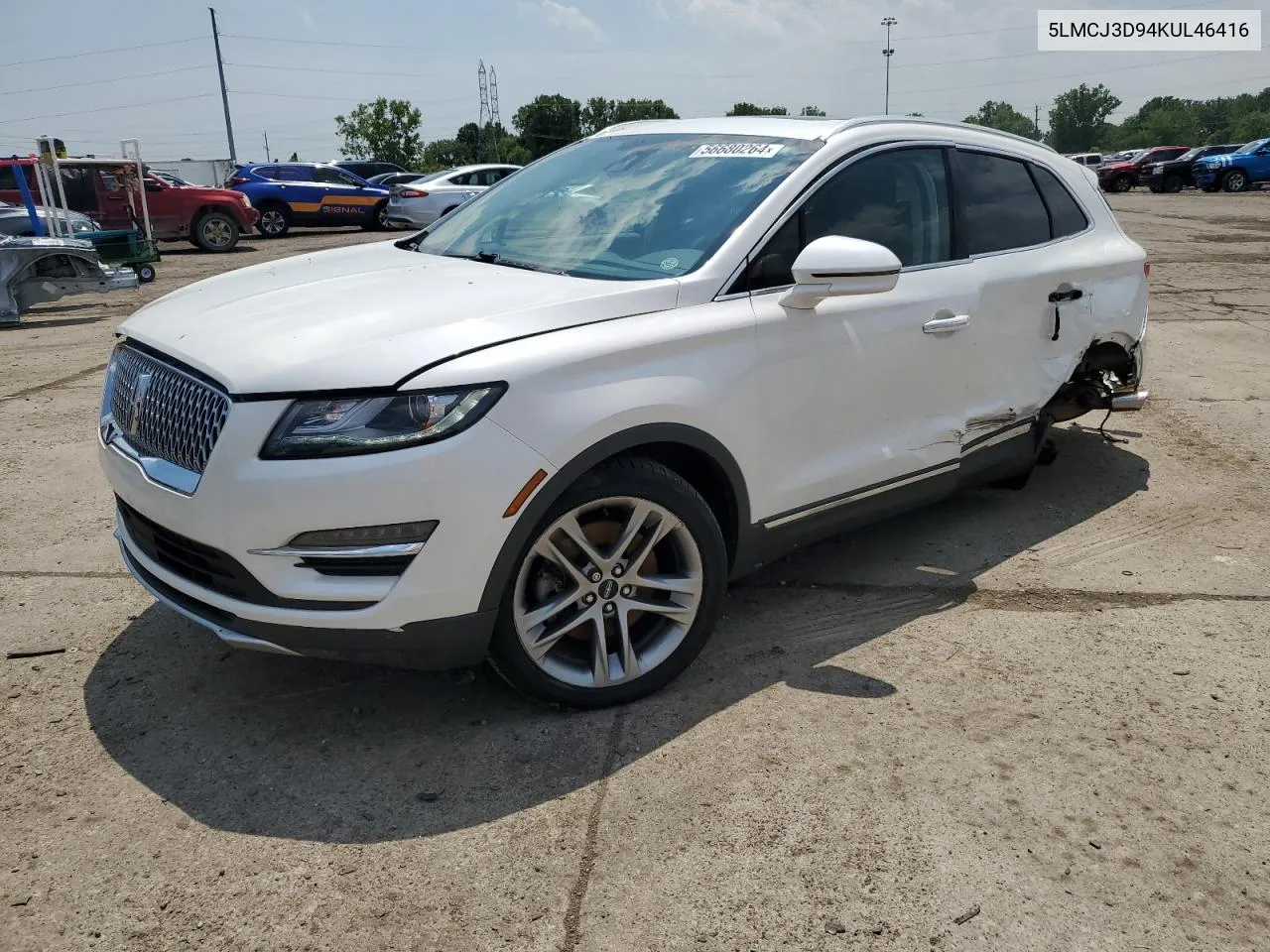 5LMCJ3D94KUL46416 2019 Lincoln Mkc Reserve