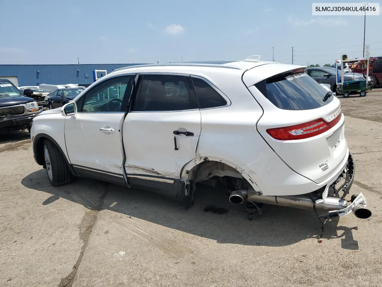 5LMCJ3D94KUL46416 2019 Lincoln Mkc Reserve