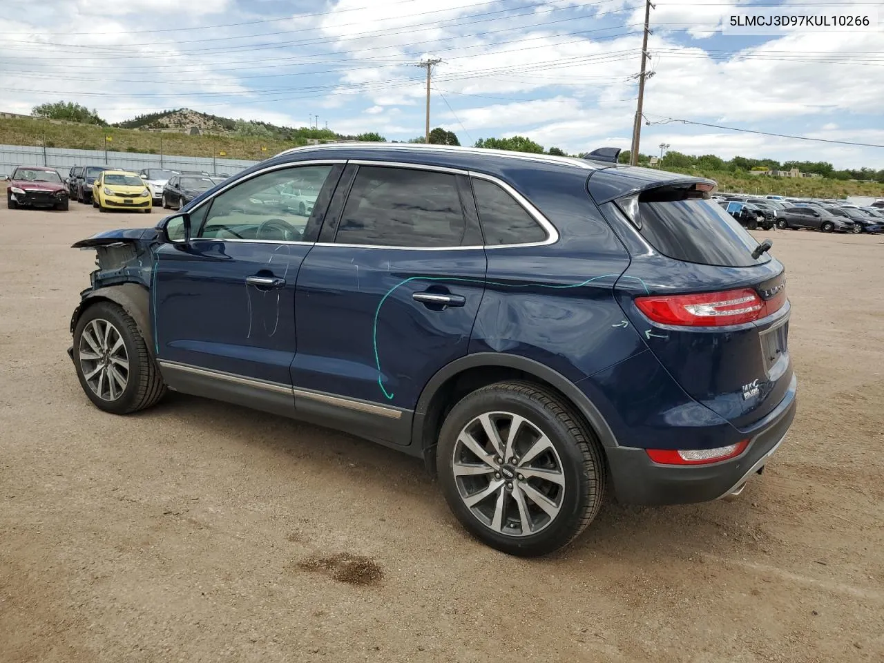 2019 Lincoln Mkc Reserve VIN: 5LMCJ3D97KUL10266 Lot: 57358584