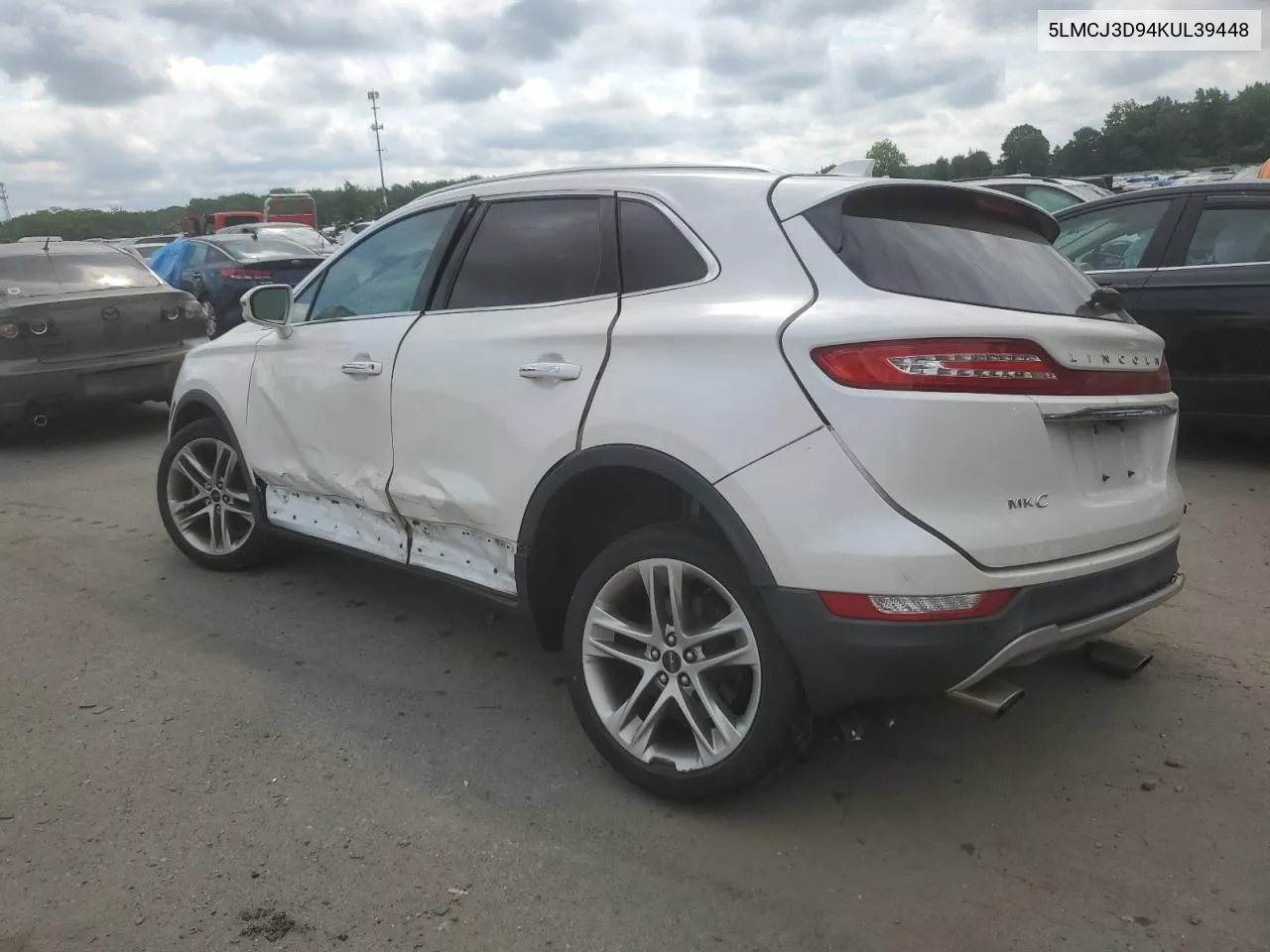 5LMCJ3D94KUL39448 2019 Lincoln Mkc Reserve