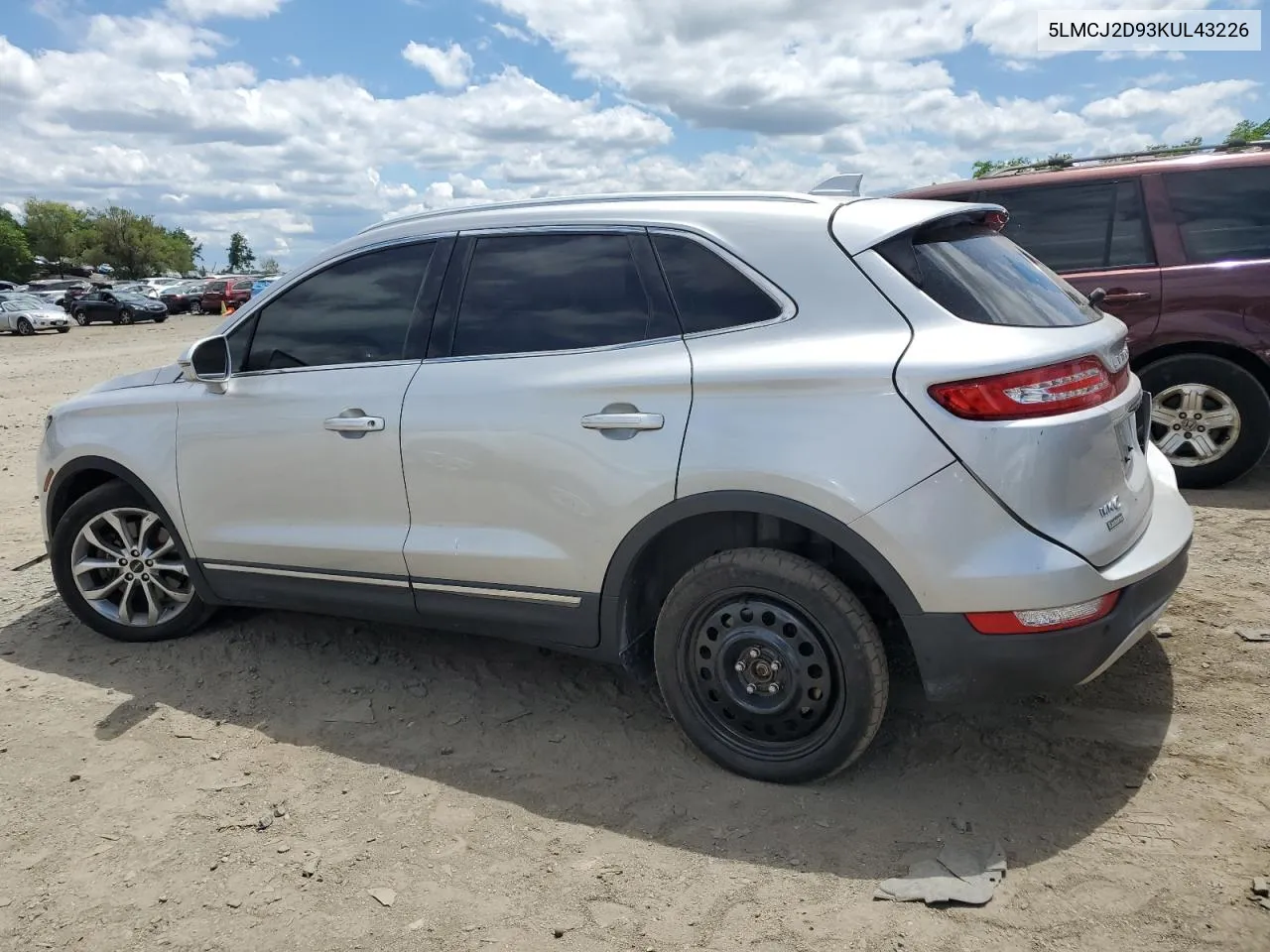 5LMCJ2D93KUL43226 2019 Lincoln Mkc Select