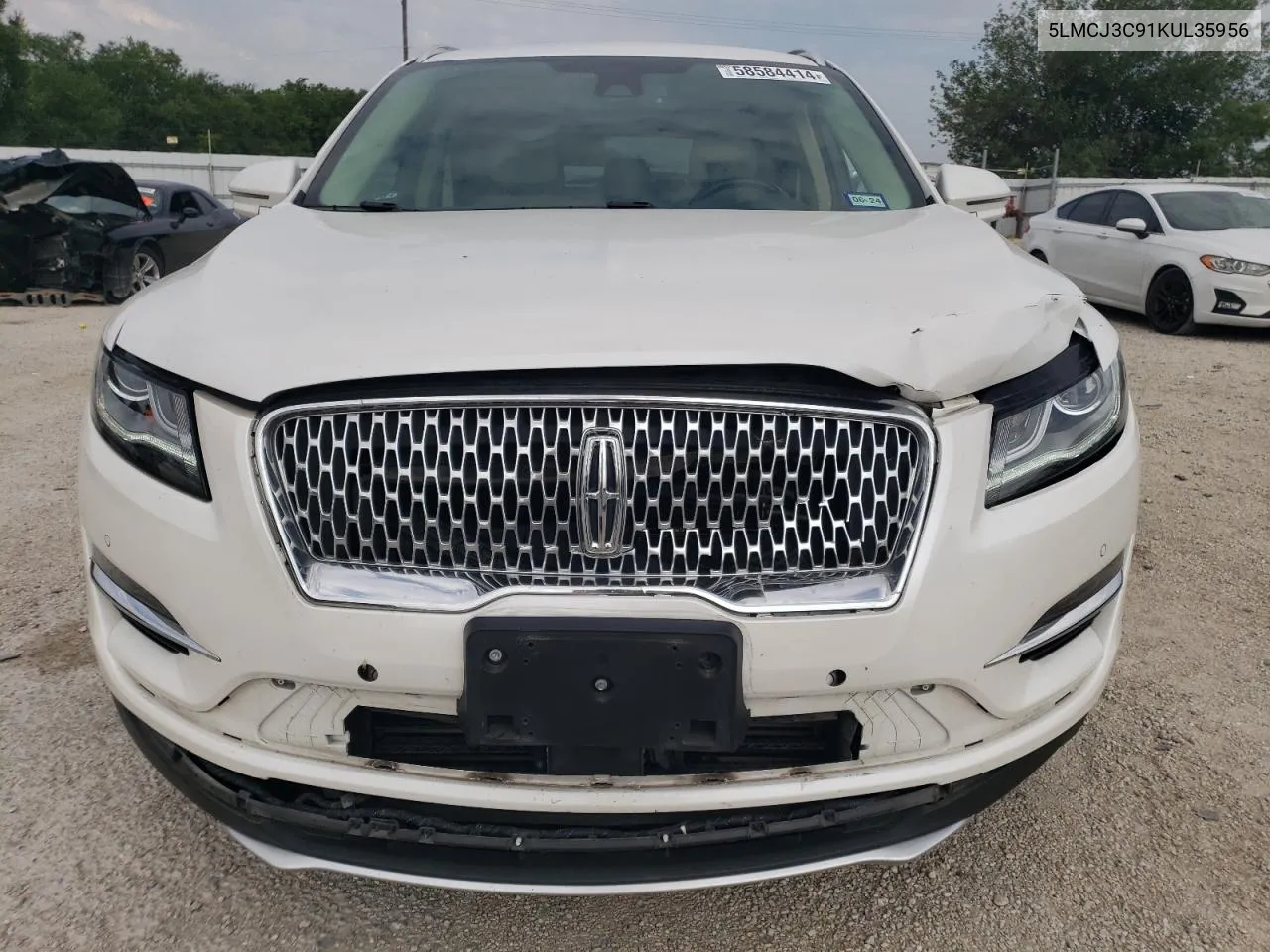 5LMCJ3C91KUL35956 2019 Lincoln Mkc Reserve