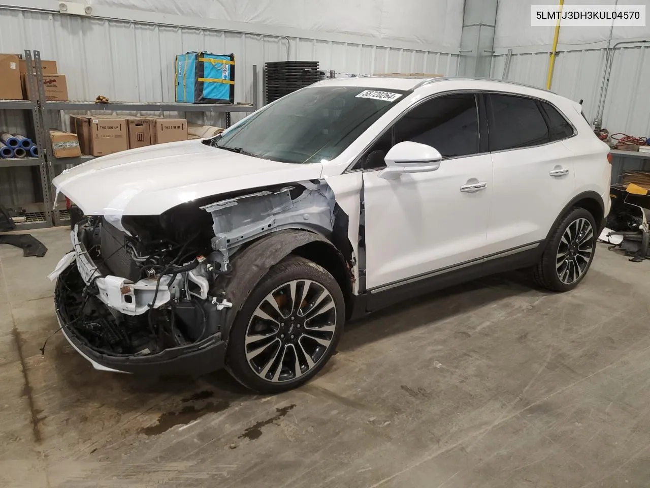 2019 Lincoln Mkc Reserve VIN: 5LMTJ3DH3KUL04570 Lot: 58720264