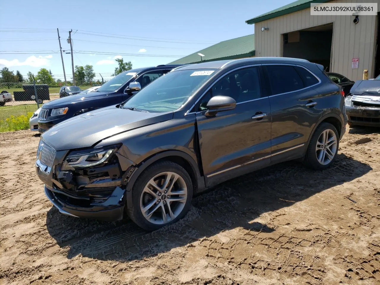 2019 Lincoln Mkc Reserve VIN: 5LMCJ3D92KUL08361 Lot: 61312674