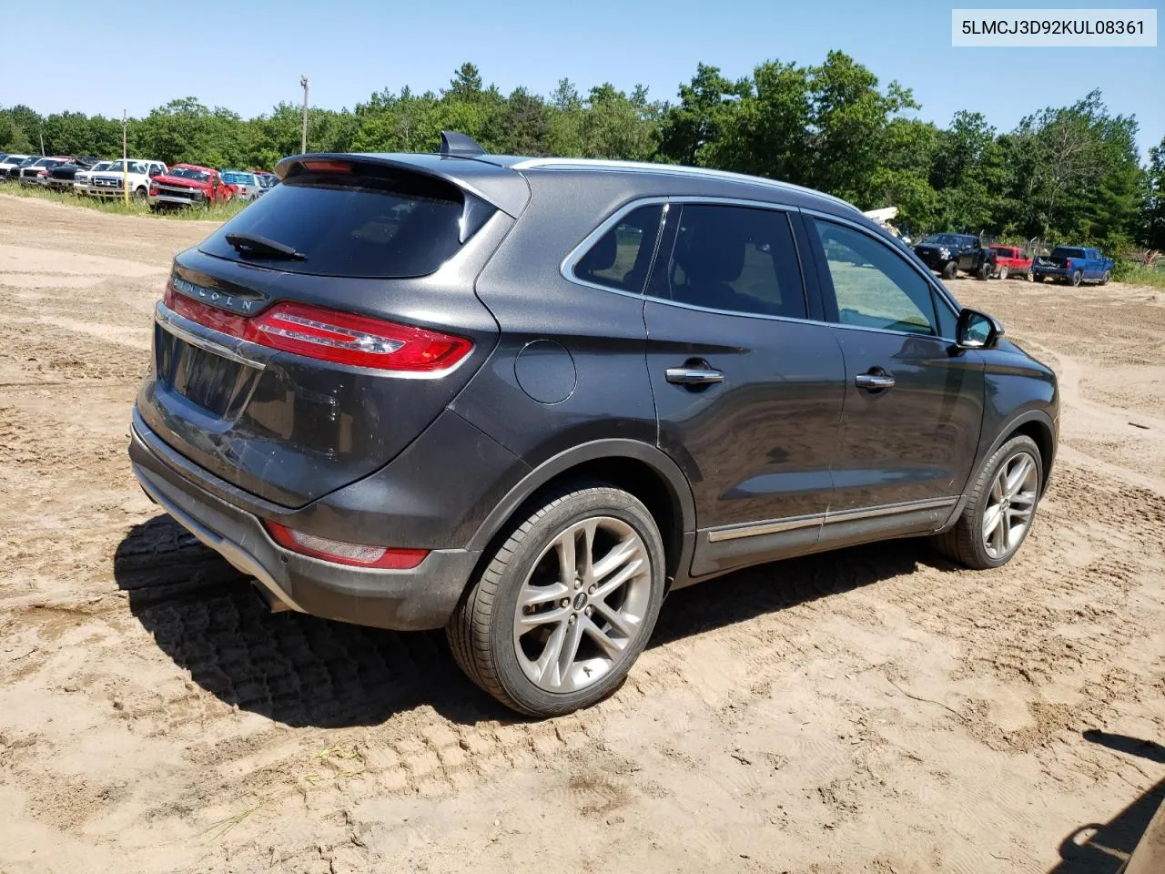 2019 Lincoln Mkc Reserve VIN: 5LMCJ3D92KUL08361 Lot: 61312674