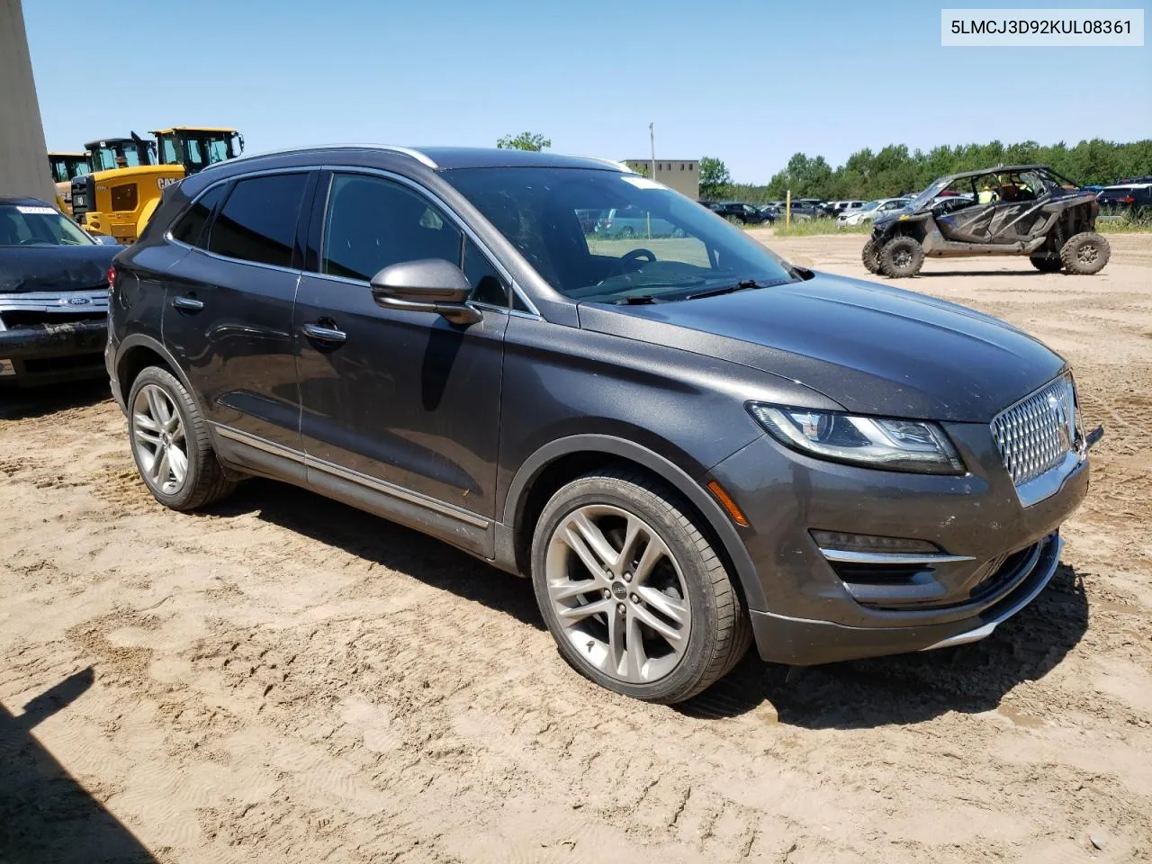 2019 Lincoln Mkc Reserve VIN: 5LMCJ3D92KUL08361 Lot: 61312674