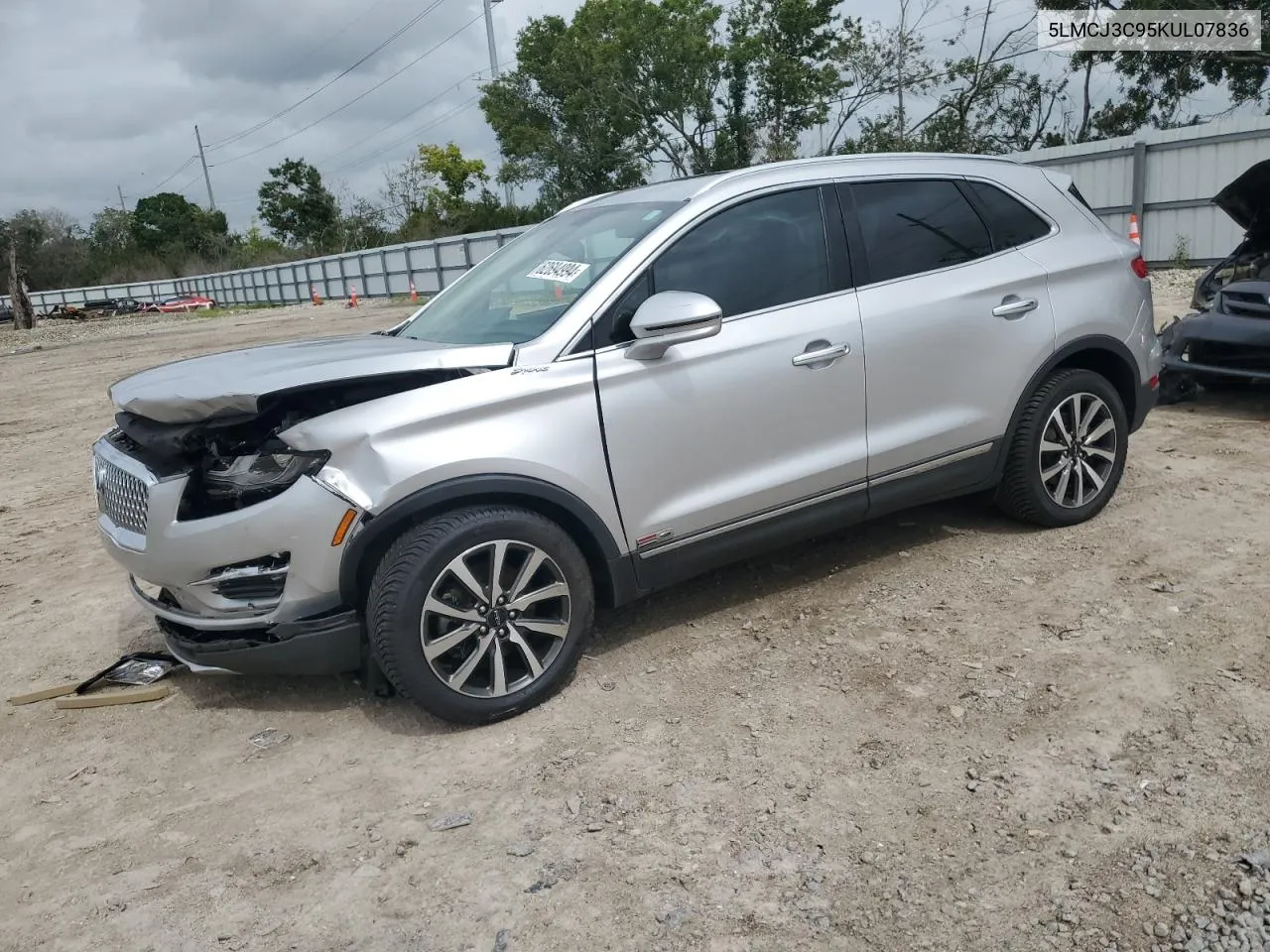 2019 Lincoln Mkc Reserve VIN: 5LMCJ3C95KUL07836 Lot: 62694994