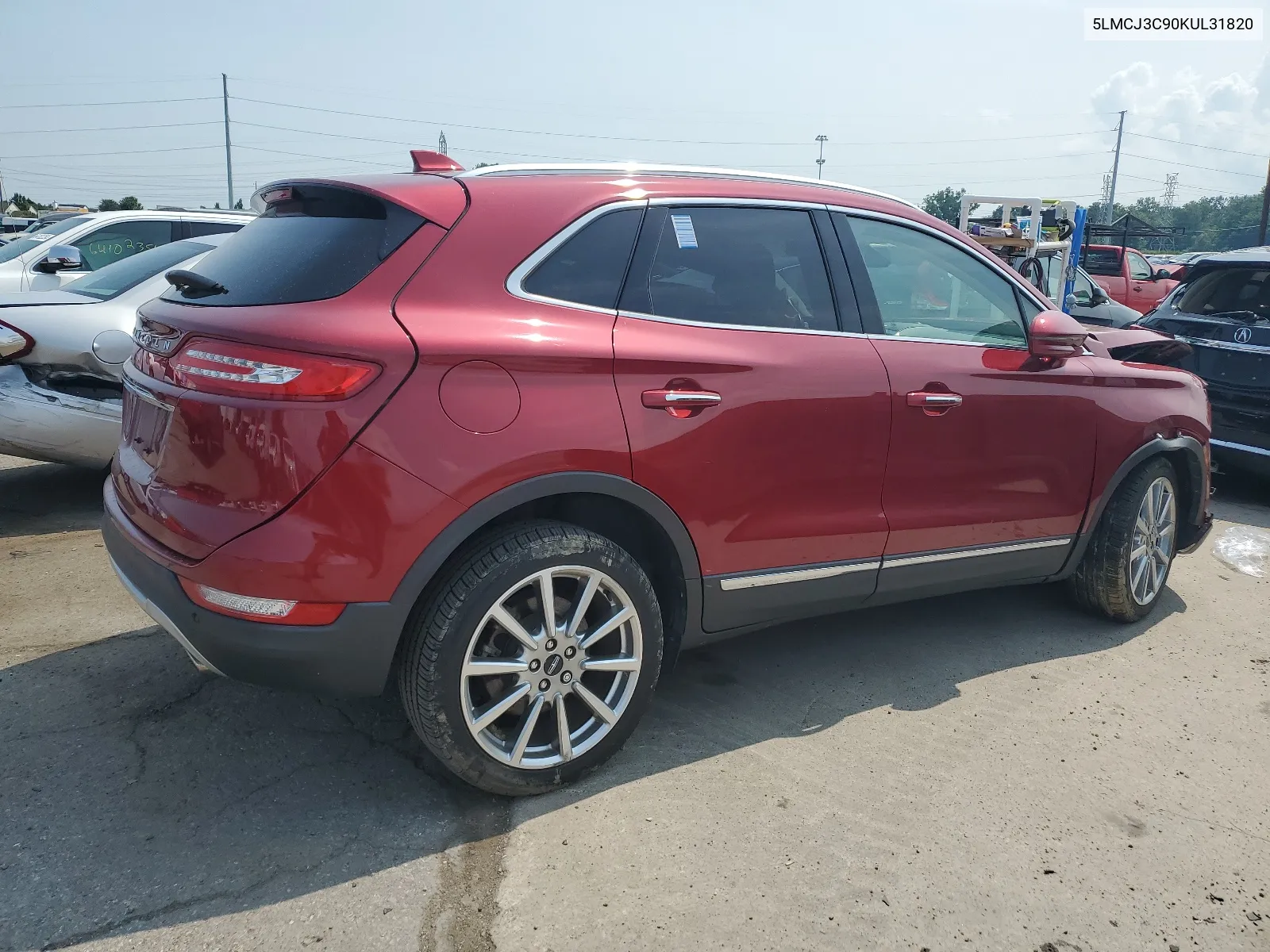 5LMCJ3C90KUL31820 2019 Lincoln Mkc Reserve