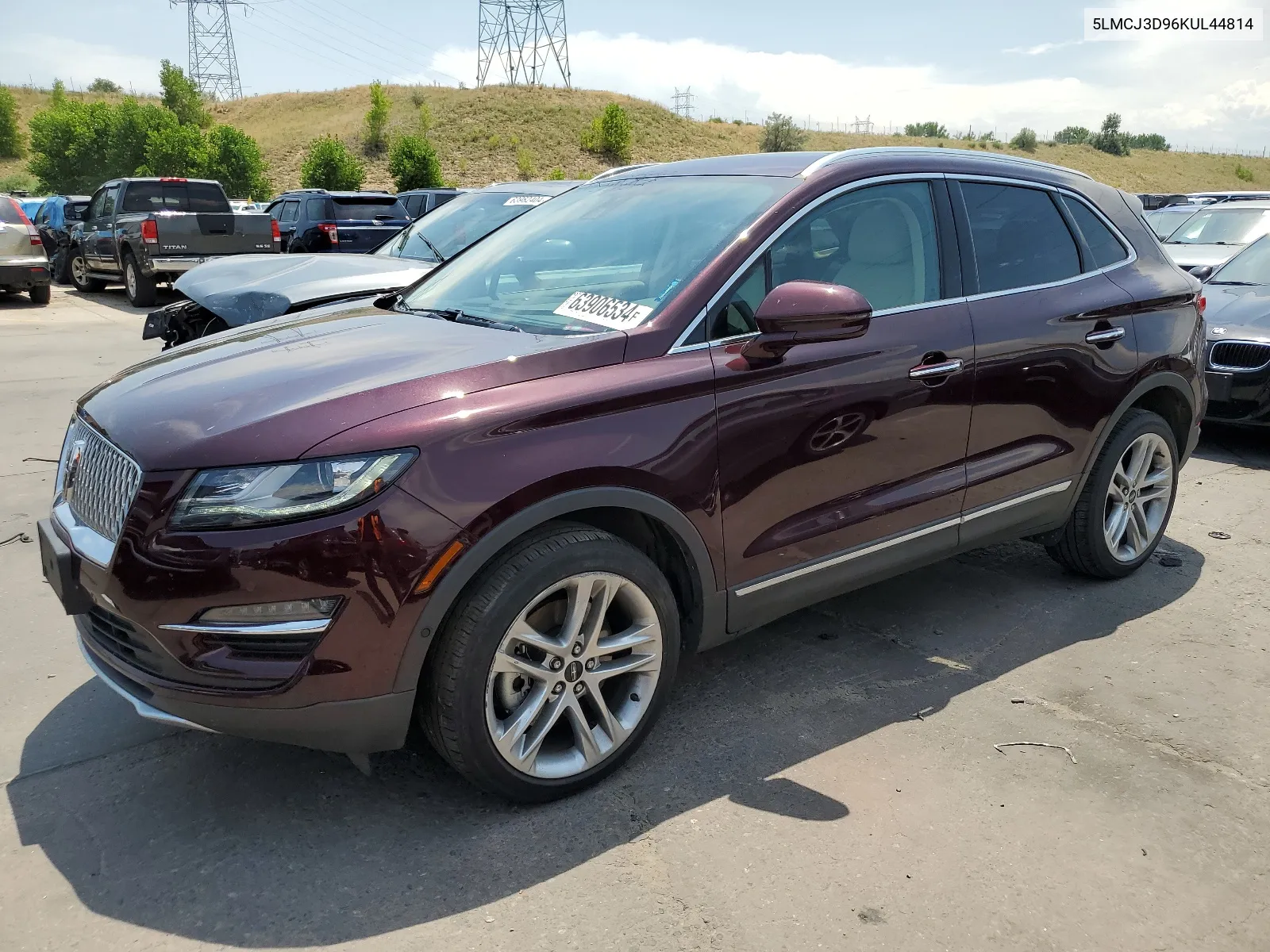 5LMCJ3D96KUL44814 2019 Lincoln Mkc Reserve