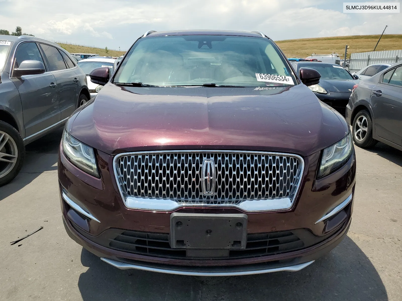 2019 Lincoln Mkc Reserve VIN: 5LMCJ3D96KUL44814 Lot: 63906534