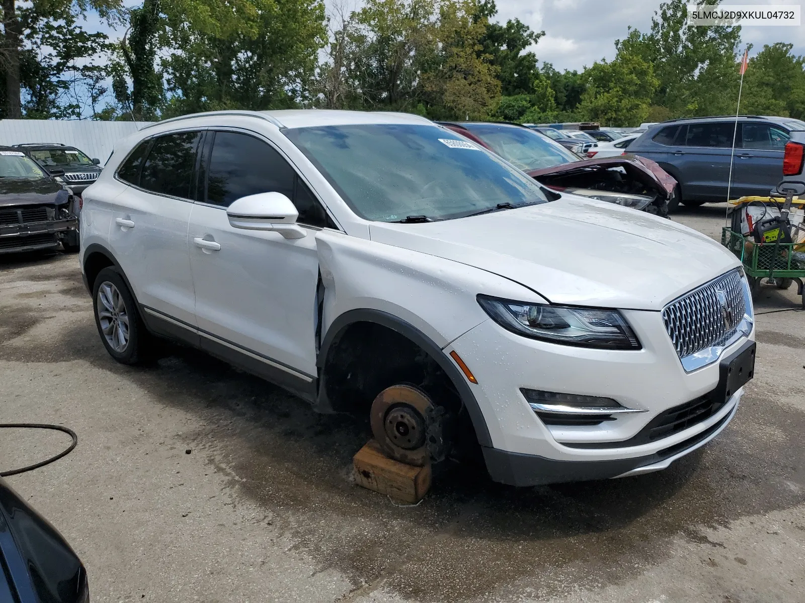 2019 Lincoln Mkc Select VIN: 5LMCJ2D9XKUL04732 Lot: 65808054