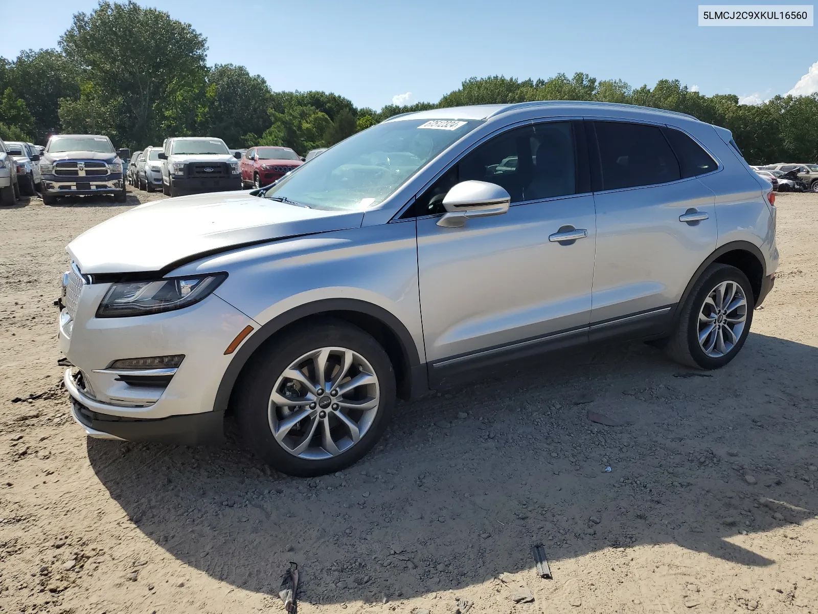 5LMCJ2C9XKUL16560 2019 Lincoln Mkc Select