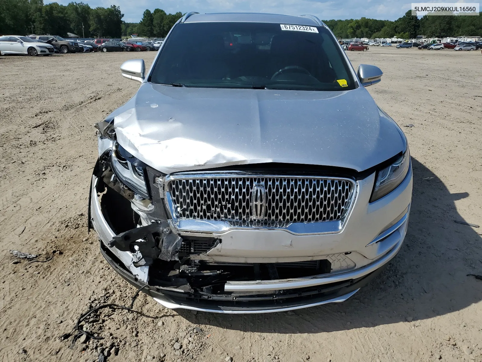 5LMCJ2C9XKUL16560 2019 Lincoln Mkc Select